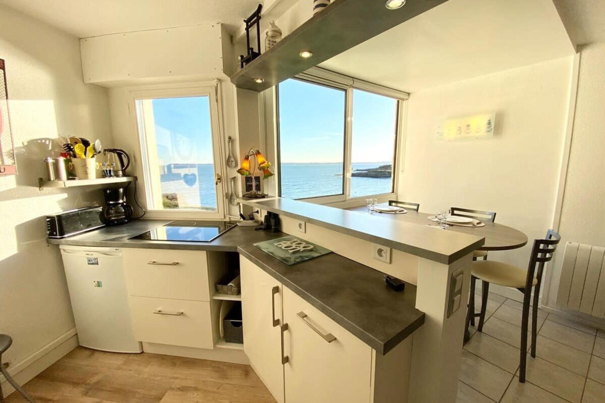 Superbe T3 Cosy Vue Mer 180 Ploemeur Exterior photo